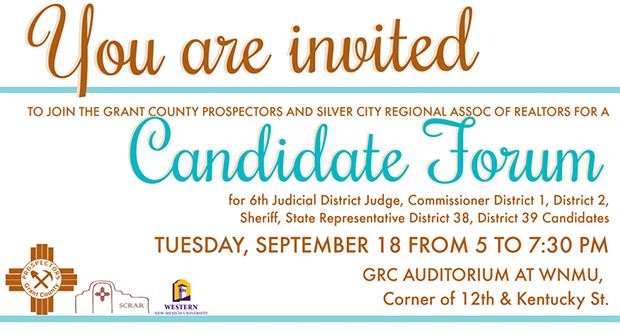 Candidate forum on September 18
