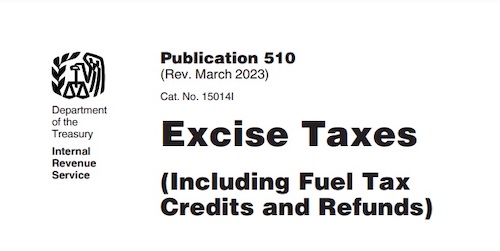 irs publication 510 excise taxes