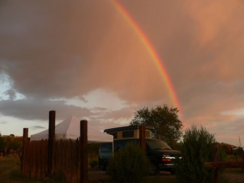 rainbow sunrise at silver city terry wood september 26 2005