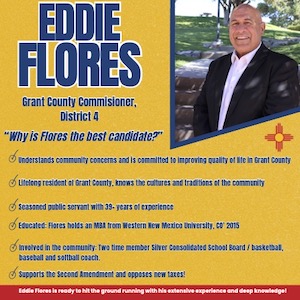 Eddie Flores candidate for Grant County District 4 Commissioner