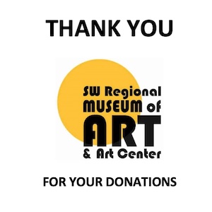 SW Regional Museum of Art thank you for Give Grandly