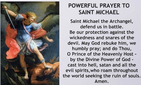 prayer to st michael